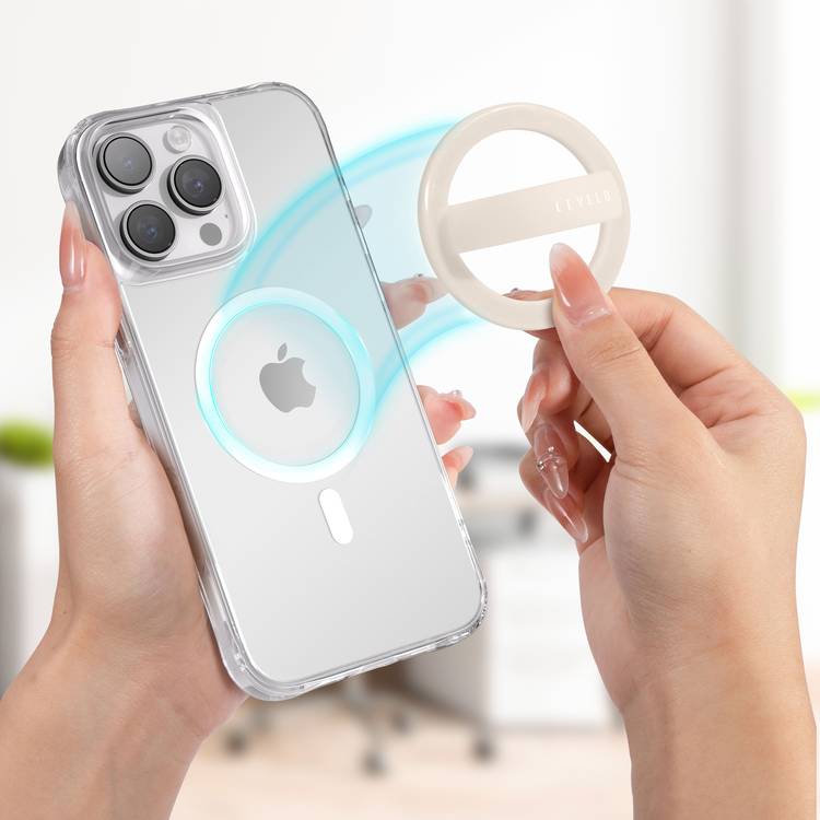 Levelo Luna MagSafe Phone Ring Holder in UAE | 360 Full Rotation - Rose Gold  | (LVL-LUNA-RSGD)