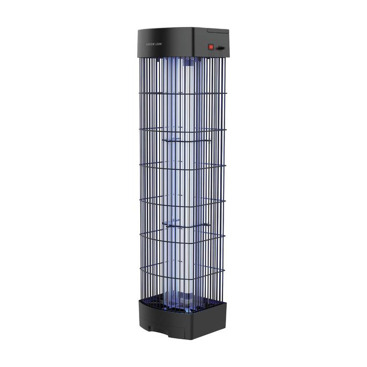 Green Lion Thoofan Insect Killer 20W with High-quality UVA Lamps, Lightweight & Portable, 360º Coverage, Non Poison, 60m² Coverage Area, 5000 to 8000 Hours Life Span, 1m Power Cord Length - Black