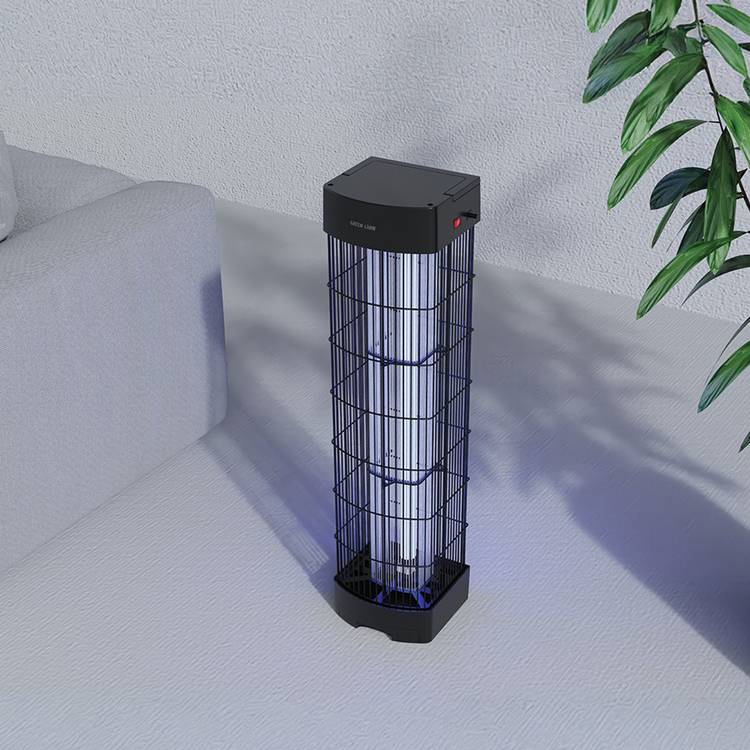 Green Lion Thoofan Insect Killer 20W with High-quality UVA Lamps, Lightweight & Portable, 360º Coverage, Non Poison, 60m² Coverage Area, 5000 to 8000 Hours Life Span, 1m Power Cord Length - Black