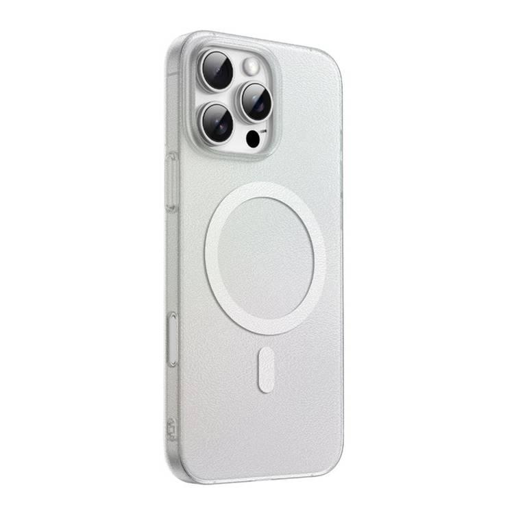 Green Lion Matte Luxe Magsafe Case for iPhone 16 Pro Max, Ultra Slim , Strong Magnets, Nano UV Tech - White
