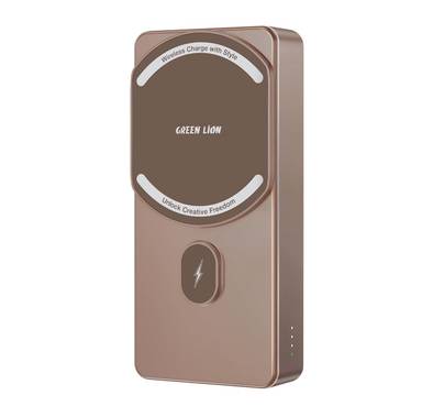 Green Lion 10000mAh Milton Power Bank, MagSafe Compatible...