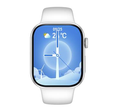 Porodo Magnifico3 Smart Watch with Dual Straps, Up to 5 Days of Working Time, Activity Tracker & Health Monitoring, Music Control, Apps Notification, Camera Shutter, Multiple Sports Mode - Silver