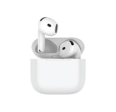 Green Lion True Wireless Earbuds 4 G1, 25 Meters Transmission Range, Type-C Charging Port, 2 Hours of Charging Time, 5 Hours Playtime, 20 Hours Case Battery Life, Bluetooth Version 5.3 - White