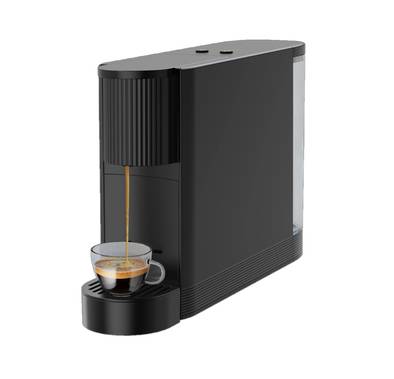 LePresso Automatic Capsule Coffee Maker, Nespresso Compatible, 1200 W Rated Power, Fast Heating in 30 Seconds, Precision Brewing, Black