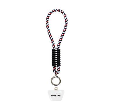 Green Lion Hand Wrist Strap, Compatible with Mobile Phones, Soft & Durable, Hands-Free Convenience, Tangle-Free Handling, 40cm Strap Length, Safe & Secure - Blue / Red / White