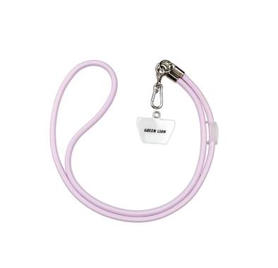Green Lion Neck Strap Lanyard, Compatible with Mobile Phones, Soft & Durable, Hands-Free Convenience, Tangle-Free Handling, 120cm Strap Length, Safe & Secure - Pink