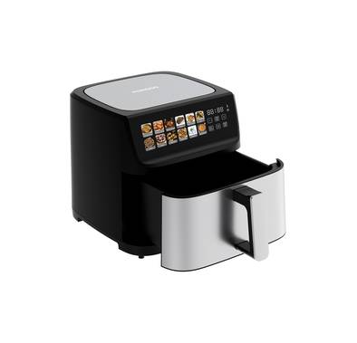 Porodo Lifestyle Dual Mode Air Fryer with Touch Control, 2200W Rated Power, Large Capacity 11L Air Fryer, Automatic Shut-Off, Up to 12 Hours Working Time - Black