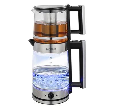 LePresso 1.8L Electric Kettle with 1.2L Turkish Tea Maker...