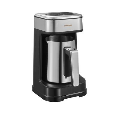 LePresso Dual Mode Turkish Coffee Maker with 250mL Capacity, Stainless Steel Mug, Overheat Protection, Boil Dry Protection, Patented Design, Anti-Overflow - Black
