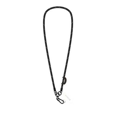Levelo Everly Phone Crossbody Lanyard, Lightweight Design, Adjustable Straps with 1.2m Length, Hypoallergenic Material, Universal Compatibility - Black