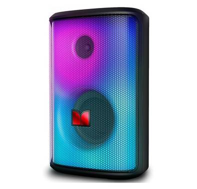 Monster Sparkle Bluetooth Speaker, Up to 3 Hours Battery Life, IPX5 Waterproof, Bluetooth Version 5.0, RGB Lights, Perfect Sound, Sterio Mode - Black