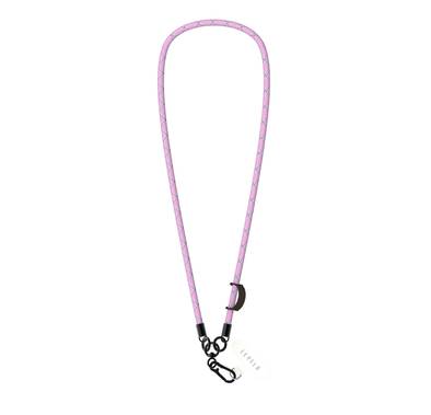 Levelo Everly Phone Crossbody Lanyard, Lightweight Design, Adjustable Straps with 1.2m Length, Hypoallergenic Material, Universal Compatibility - Pink Pearl