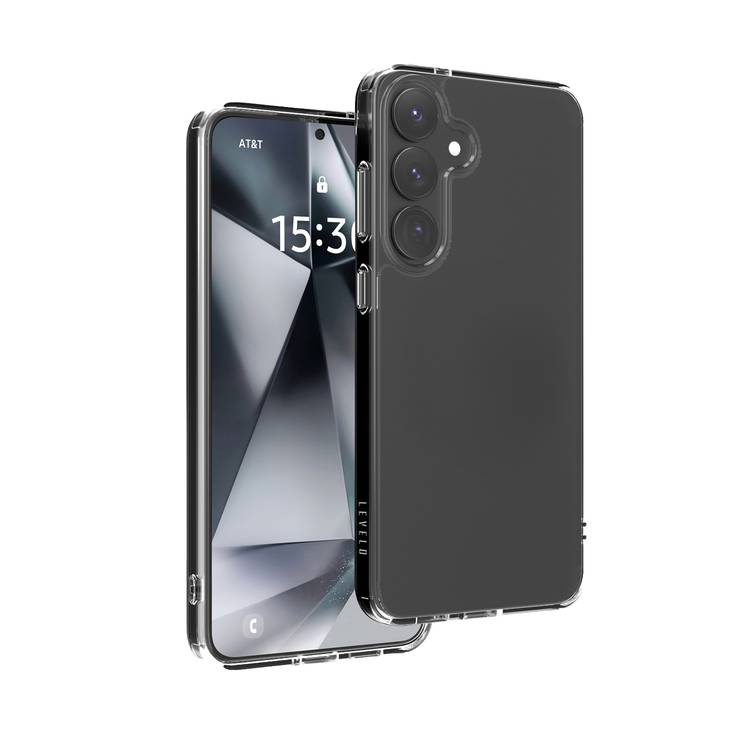 Levelo Clara Clear Case for Samsung Galaxy S25 Plus, TPU Material, Impact-Resistant Corners, Clearview Technology, Scratch-Resistant, Premium Quality Guaranteed - Clear
