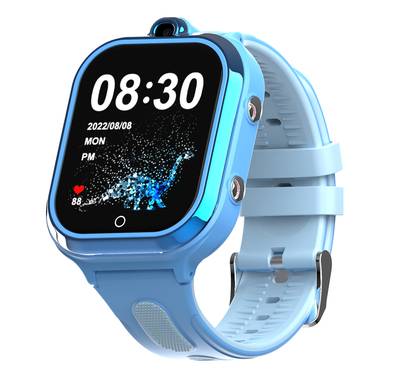 Green Lion Kids 1.85" Smart Watch with GPS Tracking, 3-4 Days Working Time, SOS Call, Video Call, & Voice Chat, HD Camera, 1GB RAM, 2-Way Phone Call - Blue