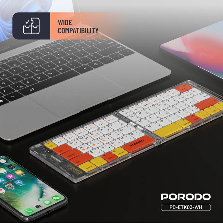 Porodo Crystal Shell Wireless Keyboard Buy In Qatar Onlineu2013 Marhaba International
