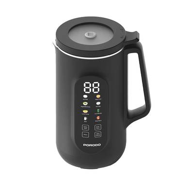 Porodo Lifestyle Nut Milk Maker with Advanced Thermal Jar, 1L Capacity, Multi-Angle Blades, 200W Blending Power, Dual-Mode Blending, Boiling Capability - Black