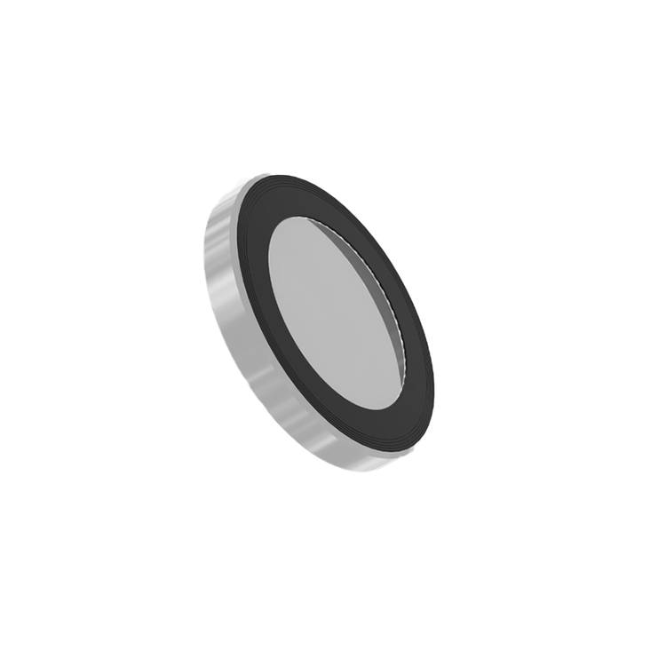 Levelo Lucent Trio AR Camera Lens for Samsung S25 Plus, 9H Hardness, Anti-Fingerprint, Double Sided Anti Reflection, Water & Dust Resistance, Double Layer Lens Glass - Silver