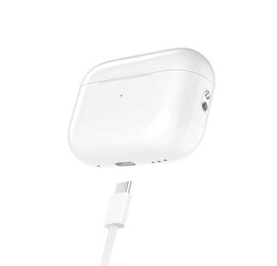 Green Lion 2nd Gen Earbuds Pro 2 with USB-A to USB-C Cable, 4 Sizes Silicone Ear Tips & Lanyard Loops, Touch Control, Up to 25 Hours Playtime, USB-C Charging Port, Pop-Up Window, ENC Technology, 25m Bluetooth Range - White