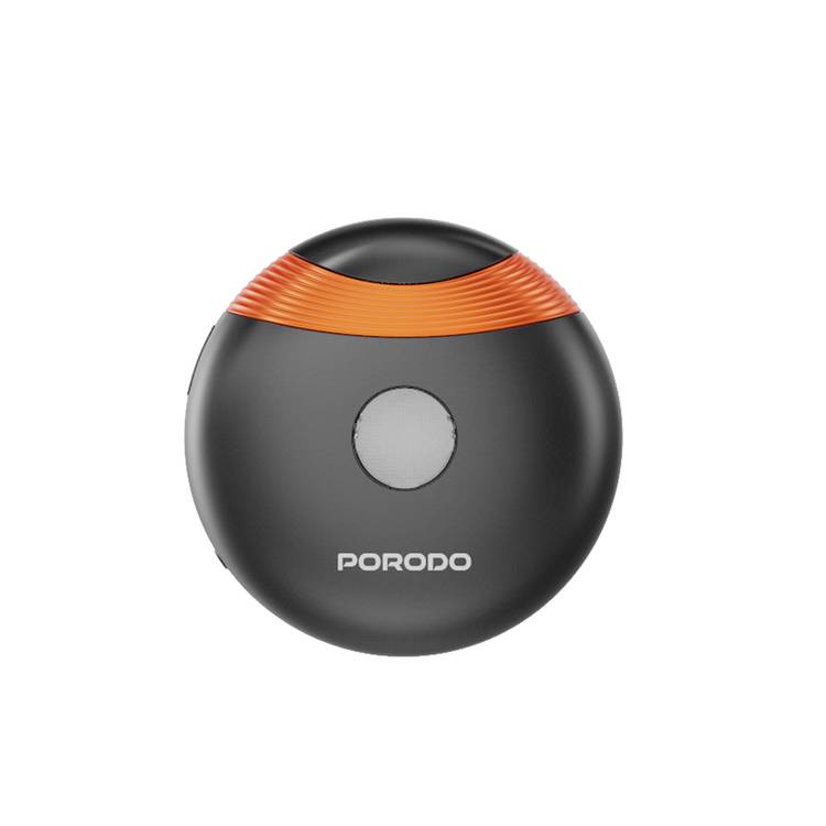 Porodo Lifestyle All-in-One Nail Trimmer Set, 400mAh, Type-C Charging Interface, 5V/1A Input Voltage, 2.5-3 Hours Working Time, 2 W Rated Power - Black