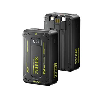Green Lion Xtreme 20 Power Bank 20000mAh, PD 22.5W,  Buil...
