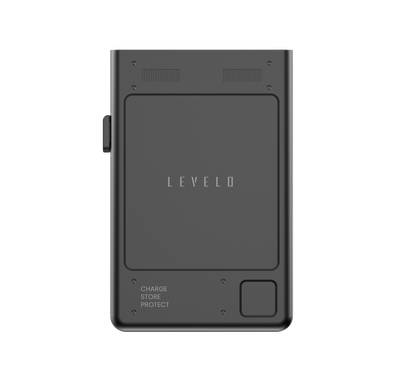 Levelo Onyx Portable 3-in-1 Cardholder Power Bank, 5000mA...