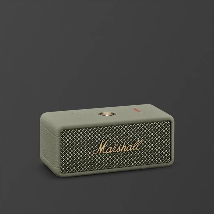 Marshall Emberton III Portable Wireless Speaker with More than 32 Hours of Playtime, IP67 Waterproof, Built-in Microphone, Bluetooth 5.3 - Sage