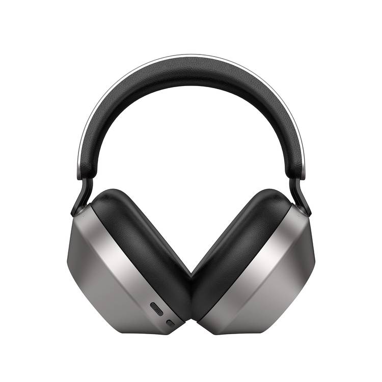 Levelo SoundMaster Hybrid ANC Headphones With Smart Touch Panel, Featherweight, Transparency Mode, Google & Siri Assistant, Music Control - Dark Gray