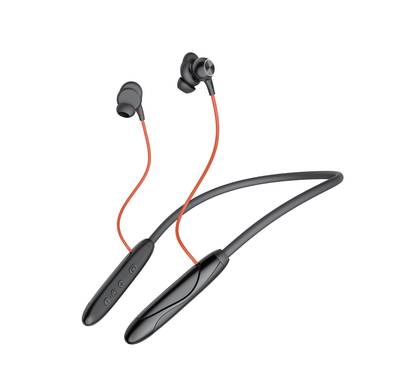 Porodo Echo Flex Magnetic Buds with Hall-Switch Technology, ENC, Crystal Clear Audio, High-Clarity Microphone, Patented Design - Black