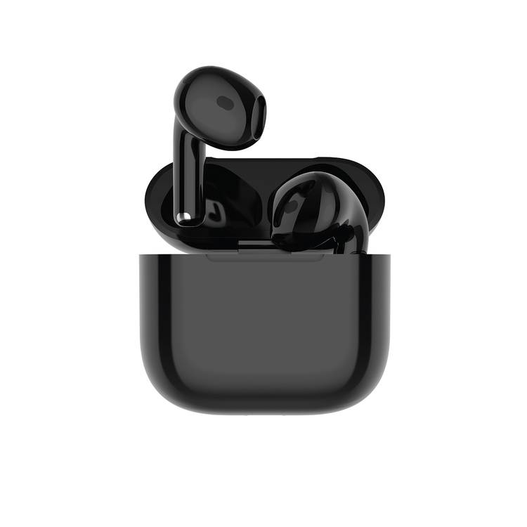 Green Lion True Wireless 4 G1 Earbuds with Touch Control, IPX4 Waterproof, Pop-Up Window, Comfortable to Wear, ENC, 25m Transmission Range - Black