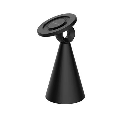 Porodo Magsafe Magnetic Desk Mount  with Plastic Material, Adjustable Viewing Angle, Universal Compatibility, Strong Magnetic Holder - Black