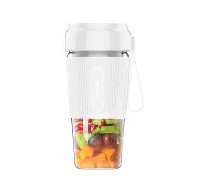 Green Lion G-Blend X Portable Juicer with 300mL Capacity, 1500mAh Battery Capacity, PC Jar Material, Stainless Steel Blade Material, Type-C Charging Port, 3-4 Hours Charging Time - White