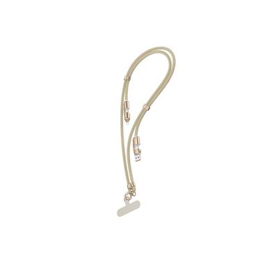 Green Lion 4-in-1 Braided Lanyard Cable with 1.5m Length, 240W Charging, 480Mbps Data Transfer Speed, USB-A to USB-C, USB-A to Lightning, USB-C to USB-C, USB-C to Lightning, 10000 Bends Lifetime - Beige