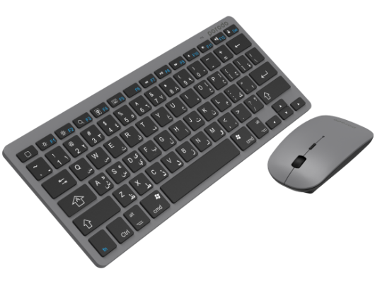 Porodo Portable Bluetooth Keyboard with Mouse