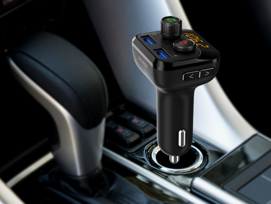 Porodo Wireless FM Transmitter Car Charger