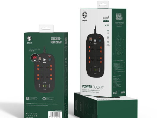 Green Lion Multiport Smart Power Socket 3500W